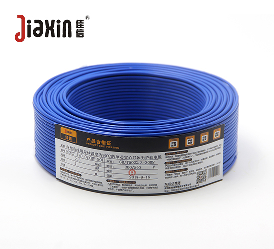 60227 IEC 08(RV-90)内部布线用导体温度为90℃的单芯软导体无护套电缆