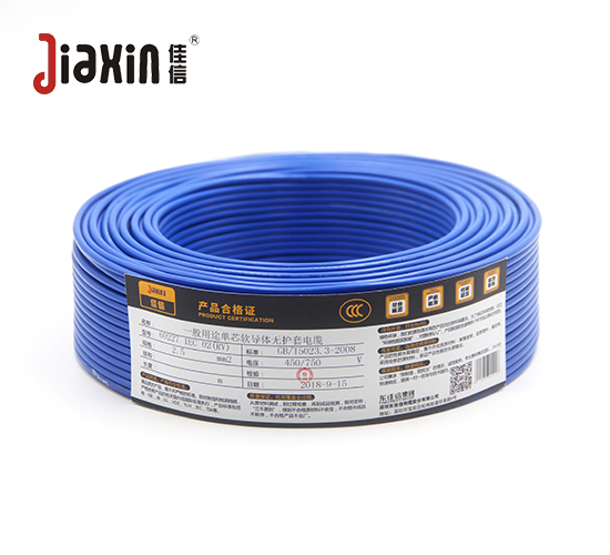 60227 IEC 06(RV)内部布线用导体温度为70℃的单芯软导体无护套电缆