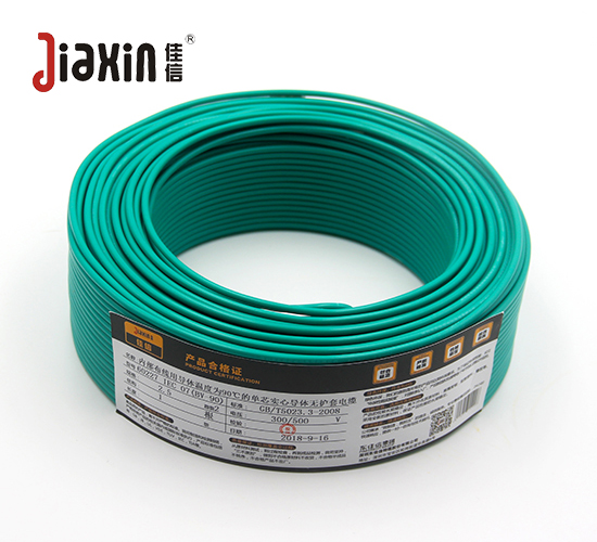 60227 IEC 07(BV-90)内部布线用导体温度为90℃的单芯实心导体无护套电缆