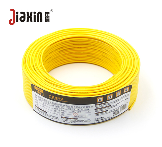 60227 IEC 07(BV-90)内部布线用导体温度为90℃的单芯实心导体无护套电缆